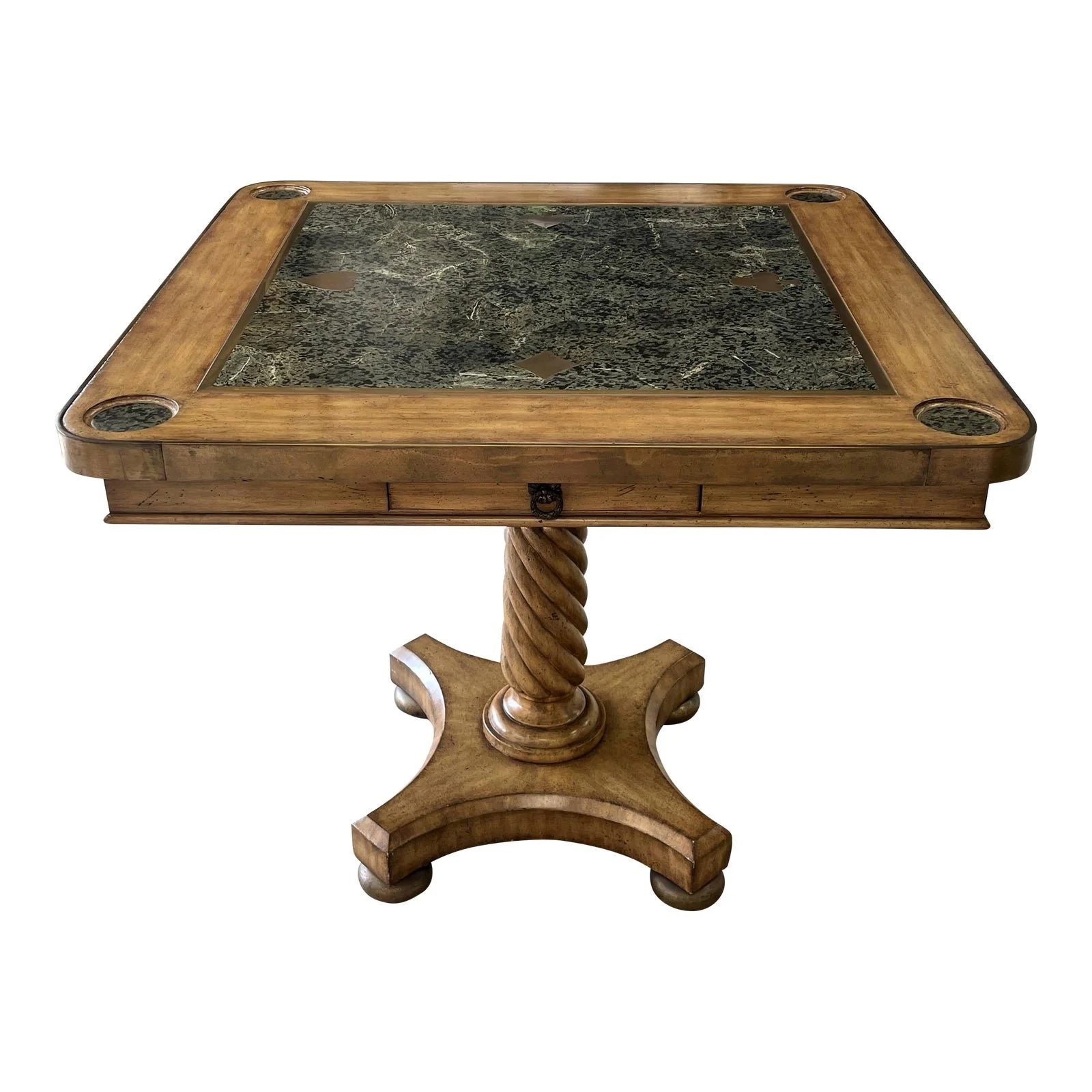 Encore Furniture Gallery-Vintage Maitland Smith Marble Top Game